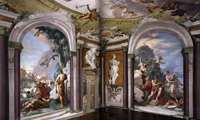 View of Sala d'Ercole - Sabastiano Ricci