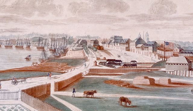 Levees moulded early settlement patterns