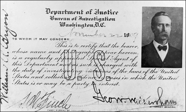 Bonaparte applied the Progressive philosophy to the Department of Justice by creating corps of Special Agents