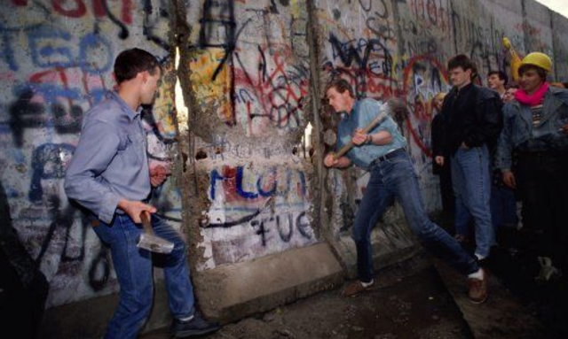 Berlin Wall Taken Down