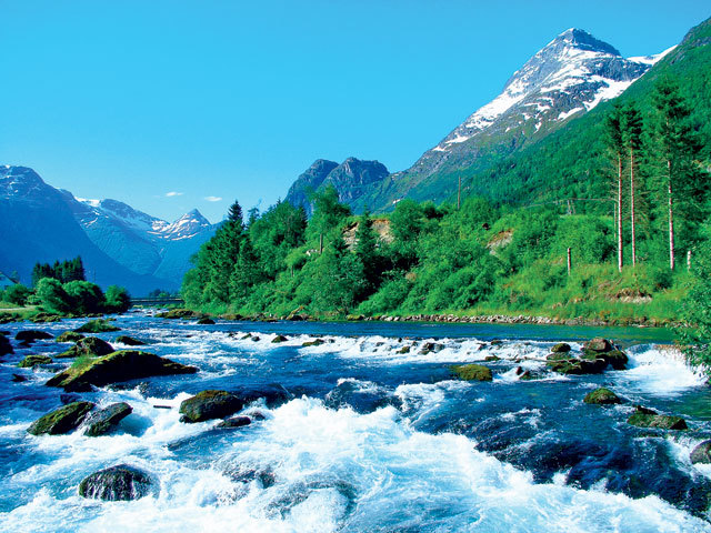 Самая красивое озеро в Норвегии