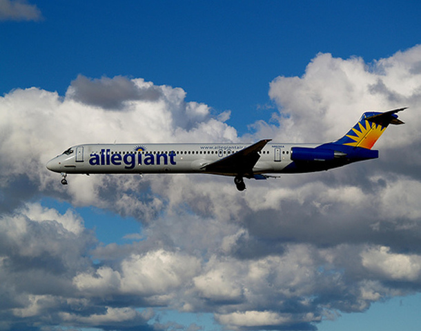 When I rode my first plane.