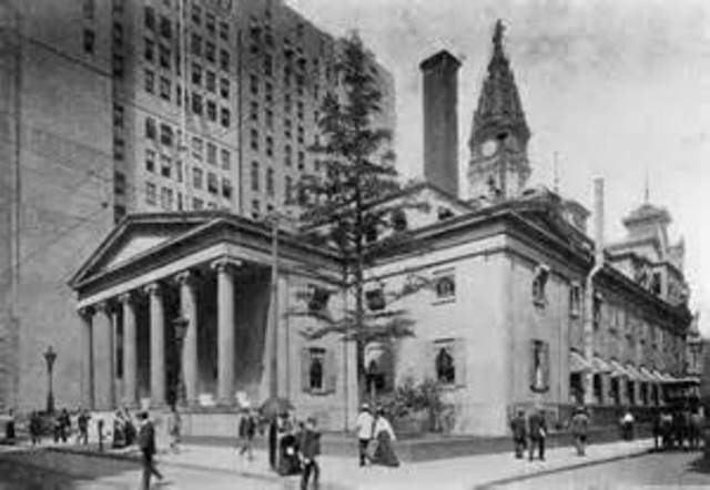 Philadelphia becomes the Nation's new capitol