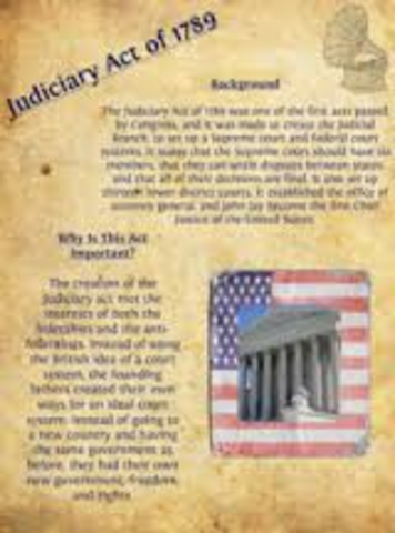 Judiciary Act, 1789