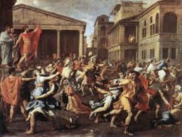 Invading armies sack Rome
