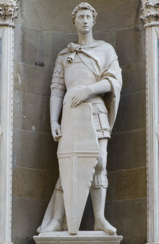 Donatello creates his statue of St.George