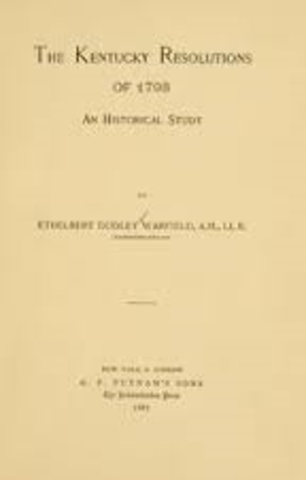 Kentucky and Virginia Resolutions, 1798