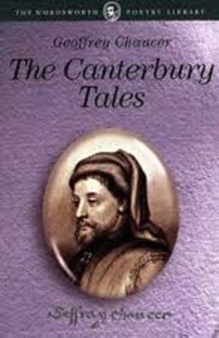 Chaucer writes The Cantebury Tales