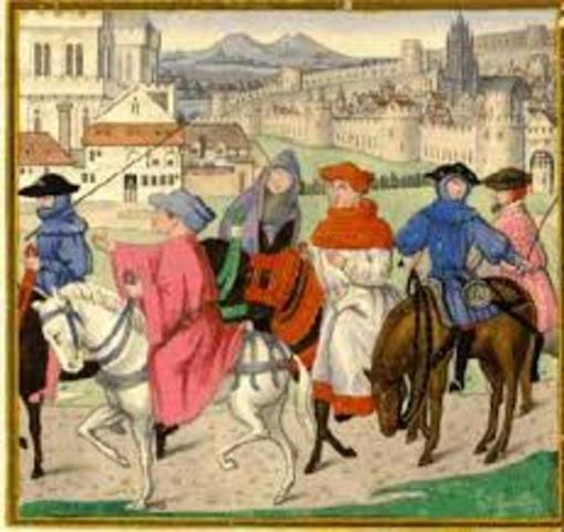 Chaucer wrote The Canterbury tales