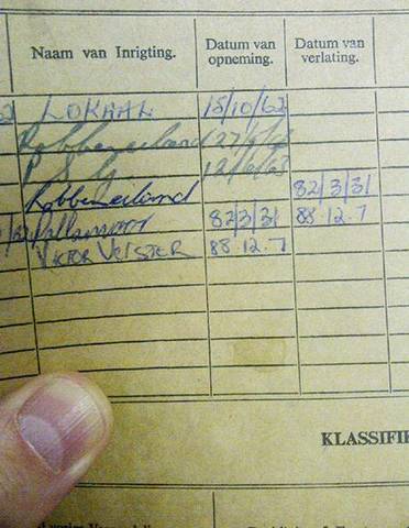 Nelson Mandela imprisoned