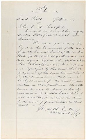 Dred Scott v. Sanford