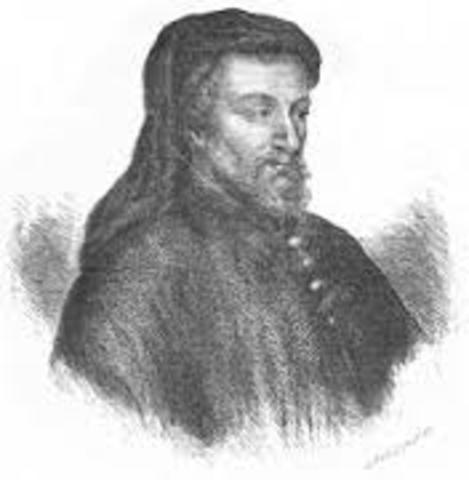 Chaucer Writes The Canterbury tales
