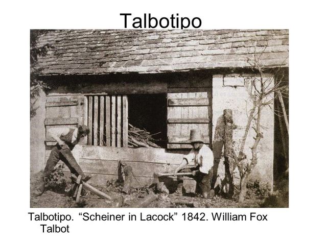 Fox Talbot inventa el Talbotipo