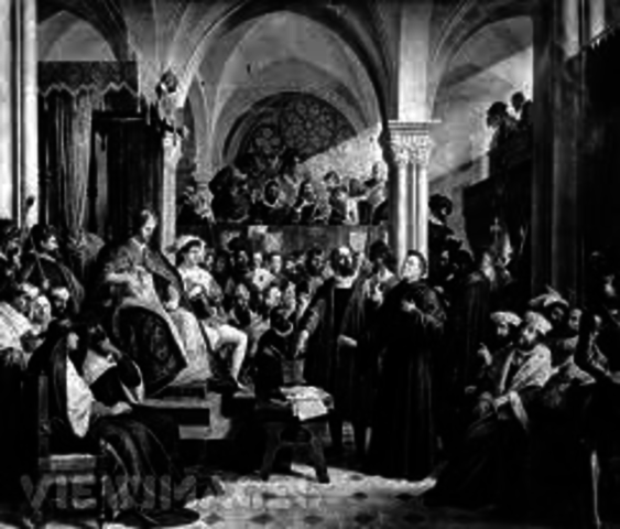 The Church excommunicates Luther