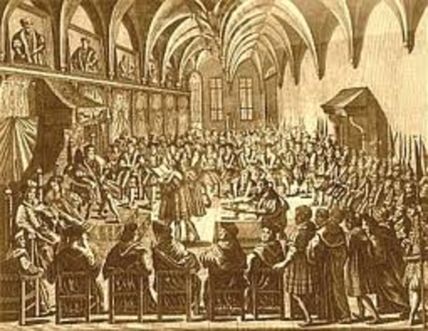 The Peace of Augsburg divides Germany