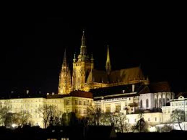 St. Vitus Cathedral with Charles Bridge, Prague Castle