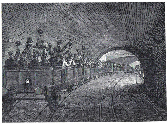 The opening of London Tube