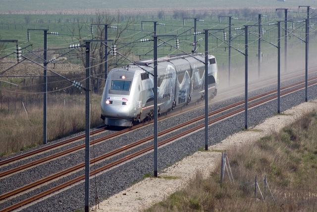 TGV breaks conventional rail speed record