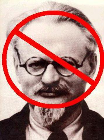 Stalin Publicly attacks Trotsky for being unfaithful to "Leninism" after Lenin died.