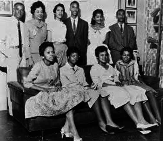 Little Rock Nine were blocked from entering school