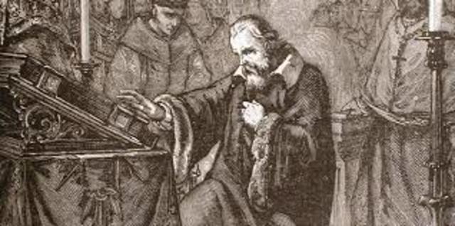 Galileo imprisoned
