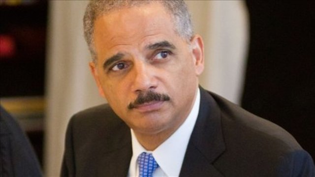 Holder announces his resignation.