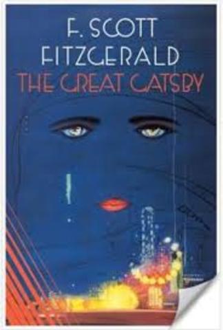 The Great Gatsby published by F.Scott Fitzgerald