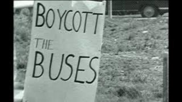 Montgomery Bus Boycott Begins
