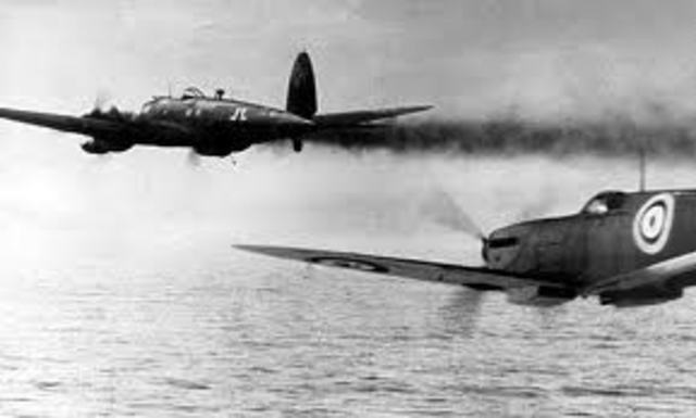 Plane shot down over Japan