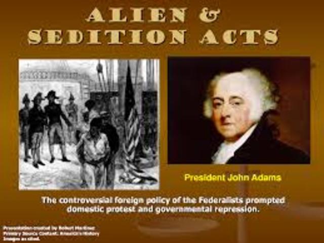 Alien Act, Sedition Act