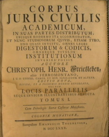 Corpus Juris Civilis