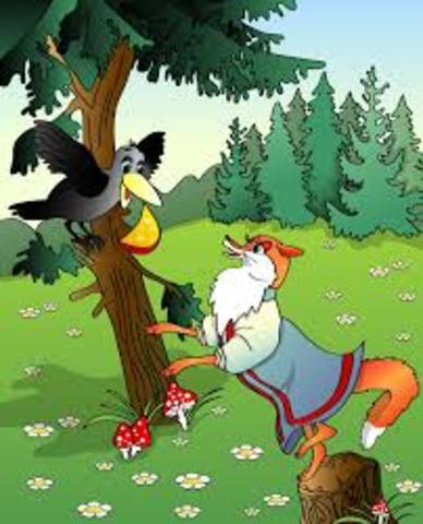 Ворона и лисица