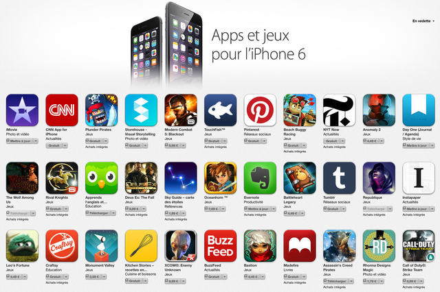 Lancement de l'AppStore