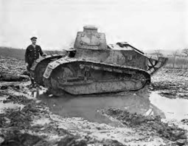 First tanks used in battle