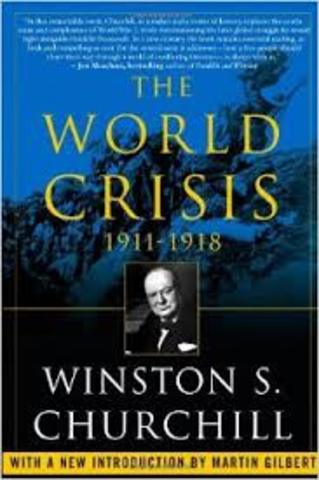 Churchill Publishs The World Crisis