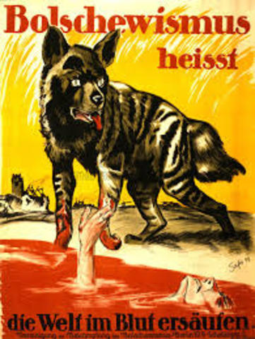 took a leadership role in the anti-bolshevik white forces.