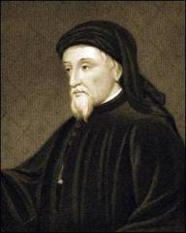 chaucer writes the canterbury tales
