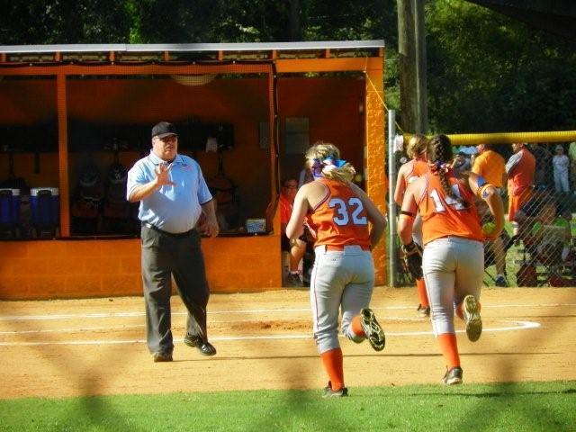 8th grade year in varsity softball
