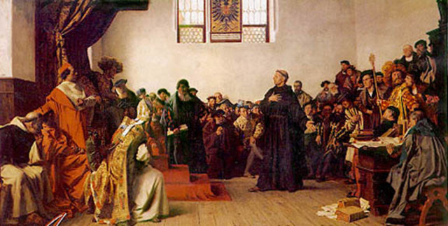 The Church excommunicates Luther