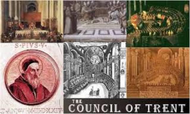 The Council of Trent is formed