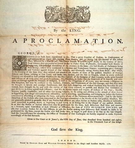 Royal proclamation