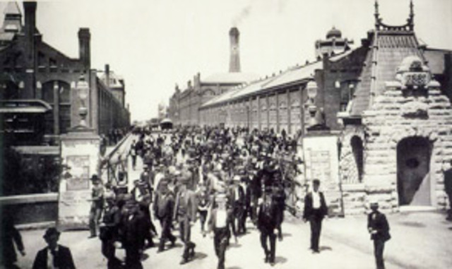 Strike by Pulllman railroad workers