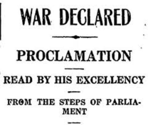 UK Declares War on Britian