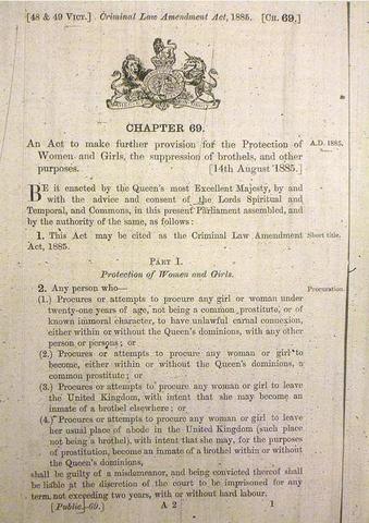 Criminal Law Amendment Act