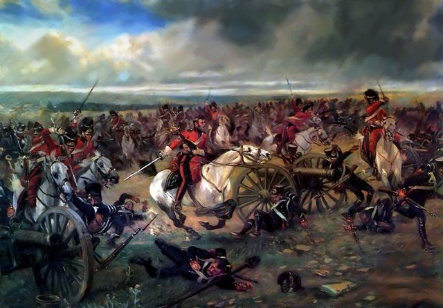 Derrota de Napoleó a Waterloo (Bèlgica)