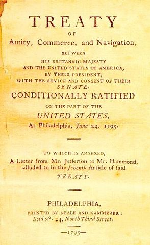 Jay’s Treaty with England, 1795