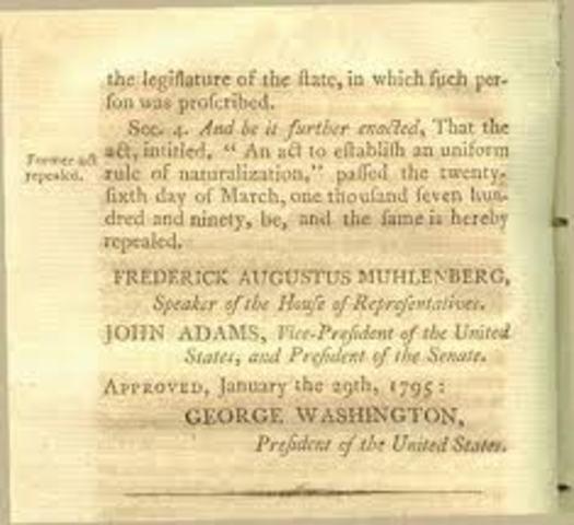 Naturalization Act, 1798