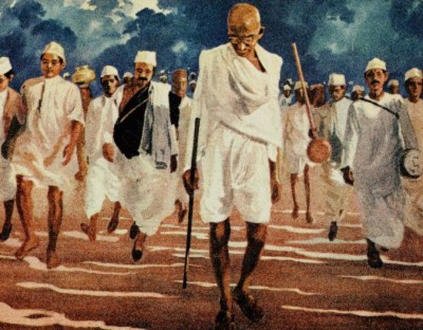 Gandhi and the salt act