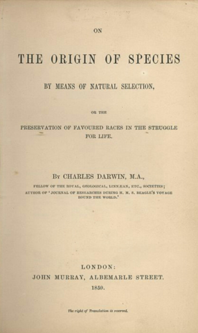 Origen de las especies