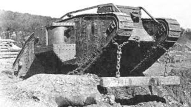 First tanks are used